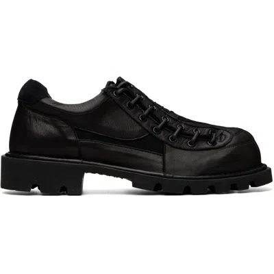 Fffpostalservice ブラック Banner レースアップダービー In Black/black