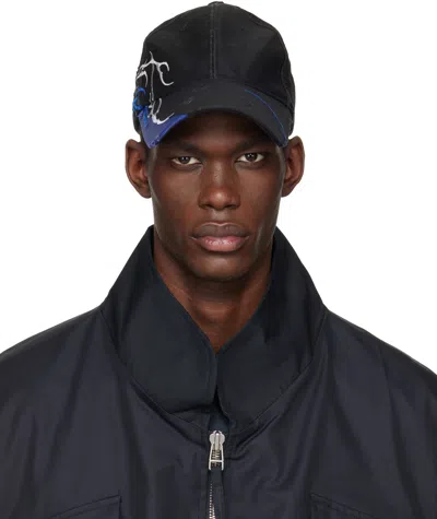 Fffpostalservice Black Bolsu Damaged Cap