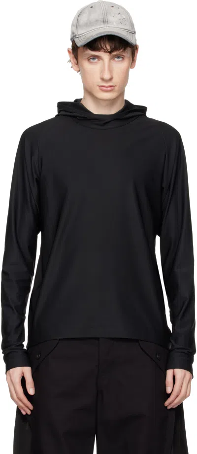 Fffpostalservice Black Emishi Long Sleeve Hoodie