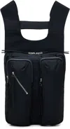 Fffpostalservice Black Pod Backpack In Black