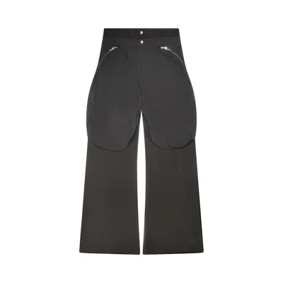 Pre-owned Fffpostalservice Bolsu Double Layered Trouser 'black' | Men's Size 30