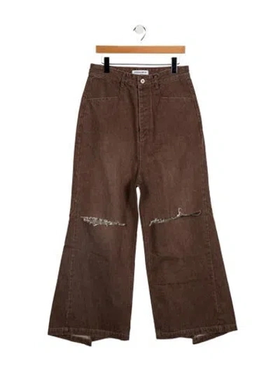 Pre-owned Fffpostalservice Bootcut Jeans W/ Tags In Brown