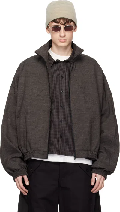 Fffpostalservice Brown Vented Os Track Jacket In Multi