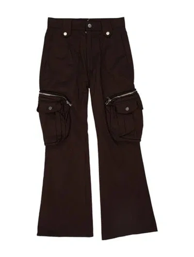 Pre-owned Fffpostalservice Cargo Pants In Brown