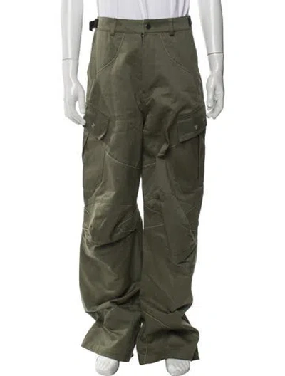 Pre-owned Fffpostalservice Cargo Pants In Green