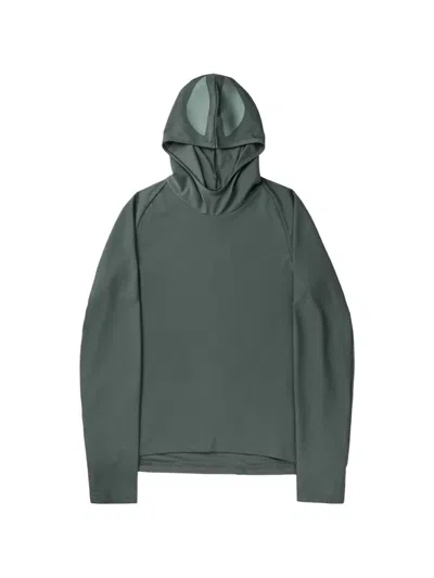 Fffpostalservice Emishi Raglan-sleeve Hoodie In Green
