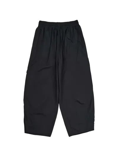 Fffpostalservice Enigma Elasticated-waistband Track Pants In Black