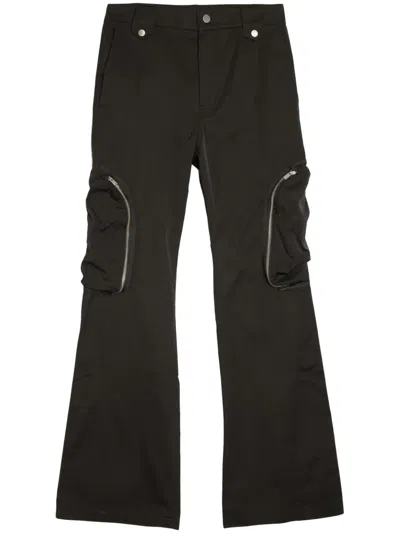 FFFPOSTALSERVICE FLARED CARGO TROUSERS