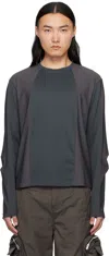 Fffpostalservice Gray Diffraction Knit Longsleeve T-shirt