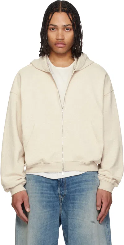 Fffpostalservice Gray Rh Zip Up Hoodie In Neutral