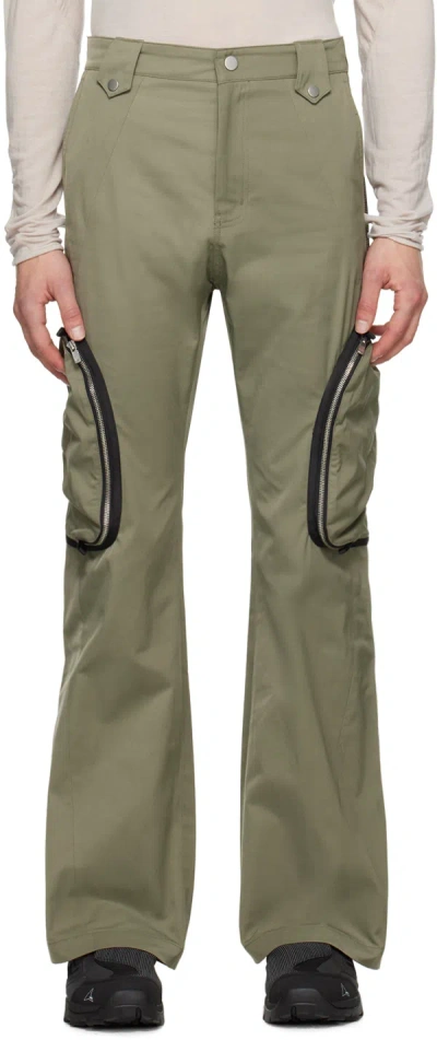Fffpostalservice Khaki V3 Cargo Pants In Green