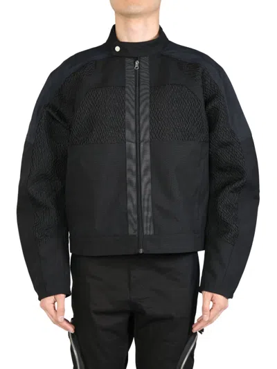 Fffpostalservice Motorcycle Logo Jacket In Black