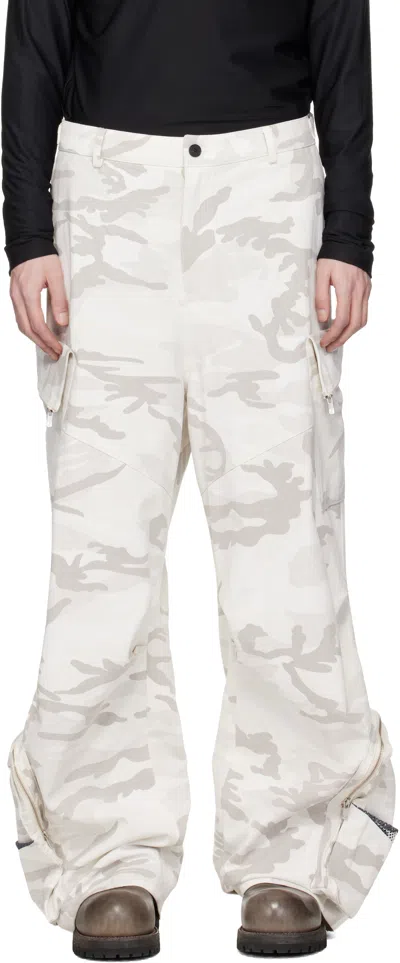 Fffpostalservice Off-white Engineer Cargo Pants In Multi