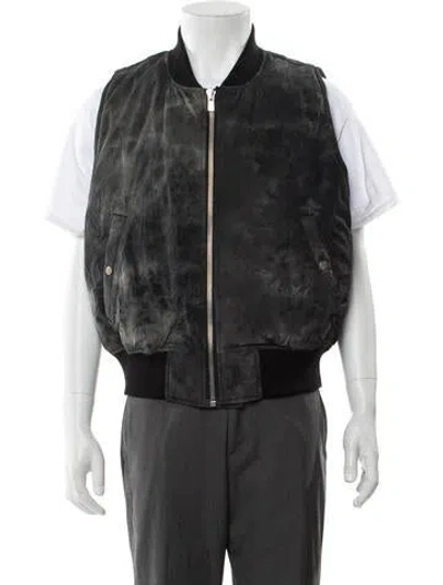 Pre-owned Fffpostalservice Printed Vest In Gray