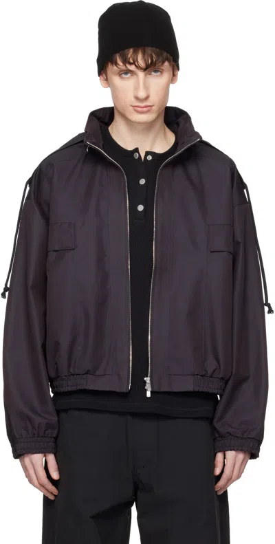 Fffpostalservice Purple Reia Hooded Work Jacket
