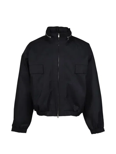 Fffpostalservice Black Reia Hooded Work Jacket