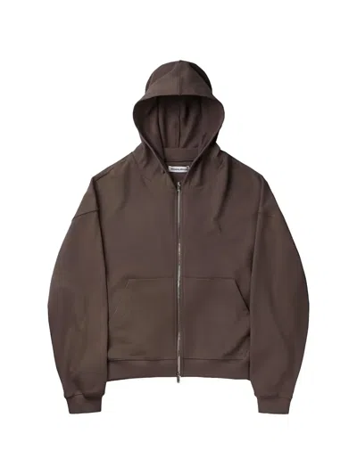 Fffpostalservice Rh Zip-up Hoodie In Brown