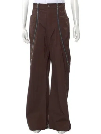 Pre-owned Fffpostalservice Ski Pants In Brown