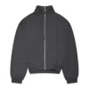 Fffpostalservice Vented Os Track Jacket Black In Black