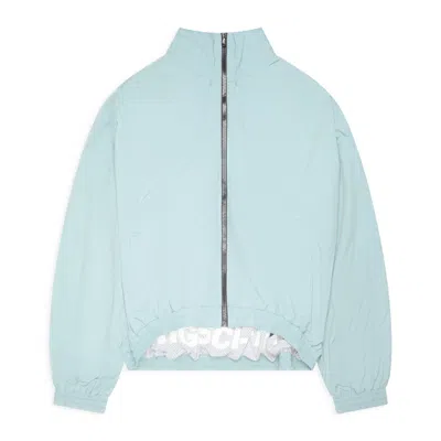 Fffpostalservice Vented Os Track Jacket Sky Blue In Green