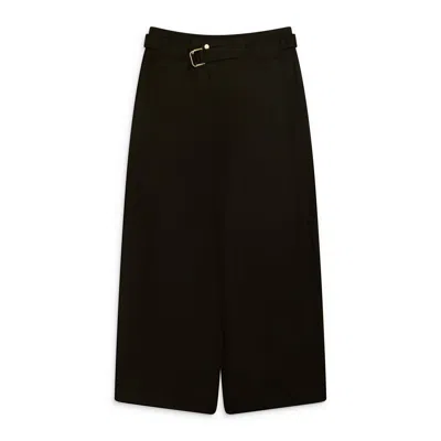 Fffpostalservice Wide Belted Trouser (gen 2) Black