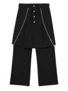 Fffpostalservice Zip-detail Trousers In Multi