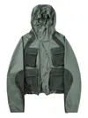 Fffpostalservice Zip-up Hooded Jacket In Multi