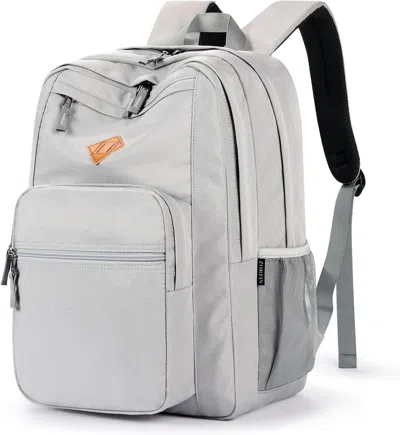 Ffic 26l Backpack For College, And Travel: Water Resistant Bookbag In Gray