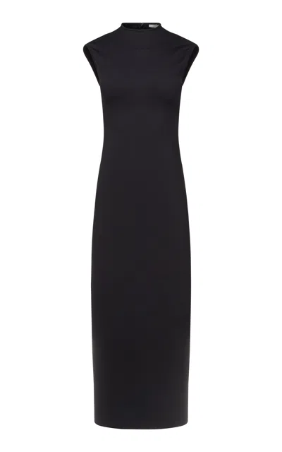 Fforme Aarvi Scuba Jersey Dress In Black