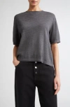 Fforme Ada Wool Blend T-shirt In Gray