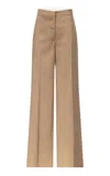 Fforme Agel Tailored Wool Trouser In Tan