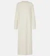 Fforme Ainsley Wool-blend Shift Dress In Beige