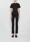 Fforme Aline Scuba Trousers In Black