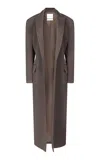 Fforme Anouk Tailored Wool Coat In Brown