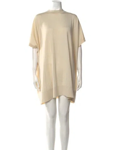 Pre-owned Fforme Bateau Neckline Sweater In Neutral