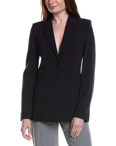 Fforme Bennet Tailored Wool-blend Jacket In Blue
