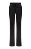 Fforme Cameron Cotton-blend Slim Trousers In Black