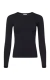 Fforme Carline Crewneck T-shirt In Black