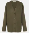 Fforme Carter Reversible Virgin Wool Jacket In Green