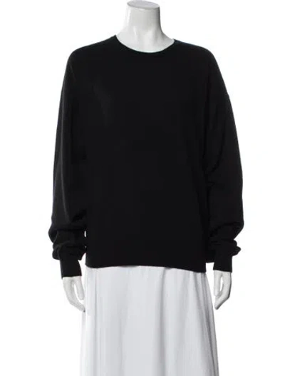 Pre-owned Fforme Cashmere Crew Neck Sweater W/ Tags In Black