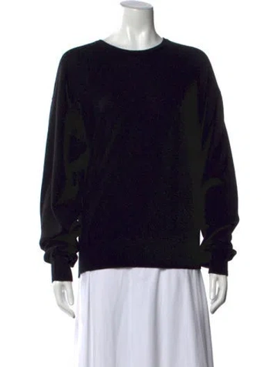 Pre-owned Fforme Cashmere Crew Neck Sweater W/ Tags In Black