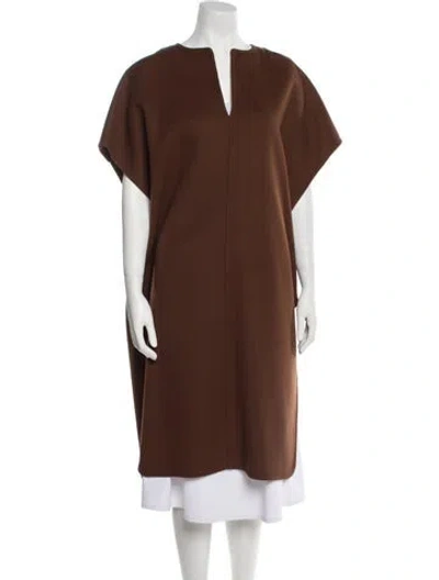 Pre-owned Fforme Coat In Brown