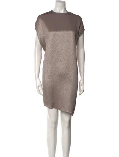 Pre-owned Fforme Crew Neck Mini Dress