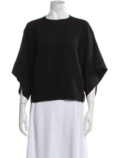 Pre-owned Fforme Crew Neck Short Sleeve Top In Gray