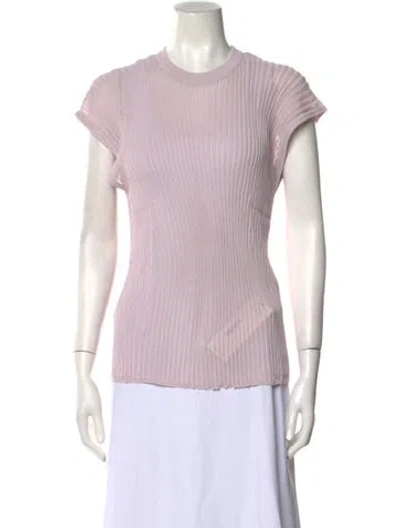 Pre-owned Fforme Crew Neck Short Sleeve Top W/ Tags In Purple