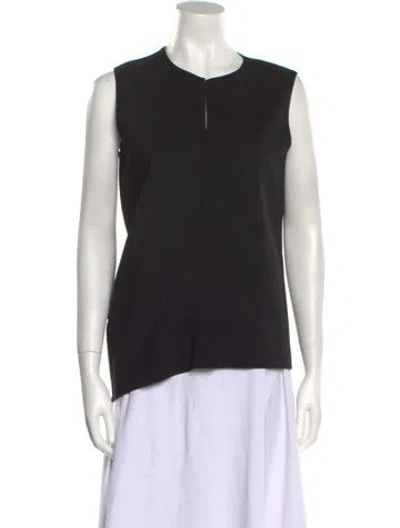 Pre-owned Fforme Crew Neck Sleeveless Top W/ Tags In Black