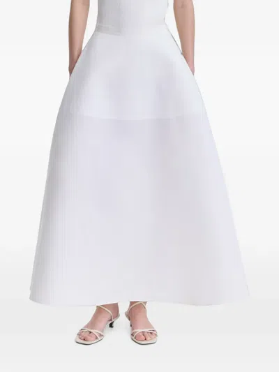 Fforme Deeta A-line Skirt In White