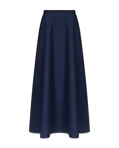 Fforme Deeta Flared Skirt In Blue