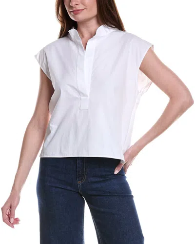 Fforme Dores Sleeveless Tunic Shirt In White