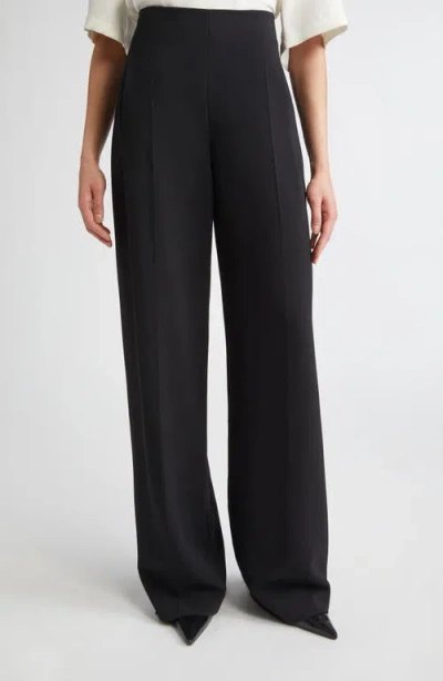 FFORME FFORME FARA BONDED CREPE STRAIGHT LEG PANTS